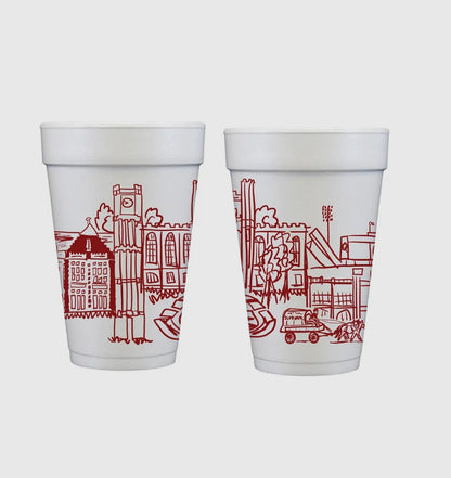 Ou Skyline Foam Cup