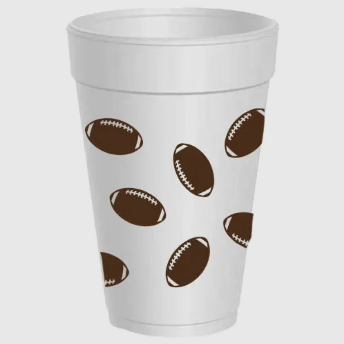 Football Wrap Foam Cups