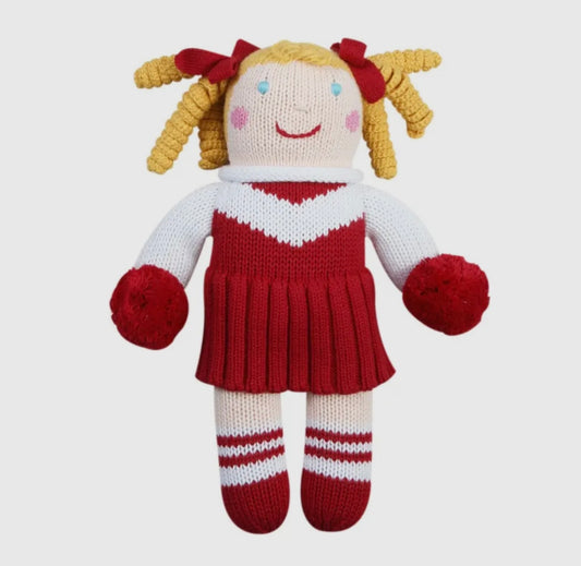 Cheerleader Knit Doll