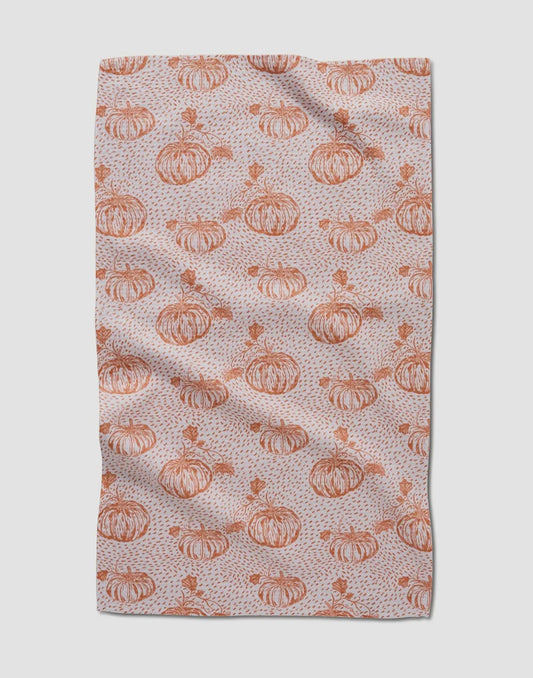 Pumpkin Field Tea Towel