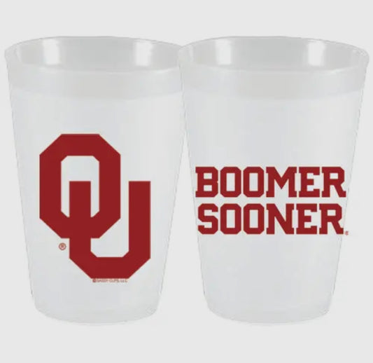 Ou Boomer Sooner Shatter Cups