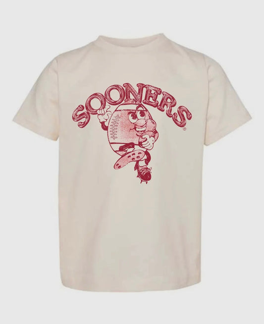 Oatmeal Ou Football Run Tee