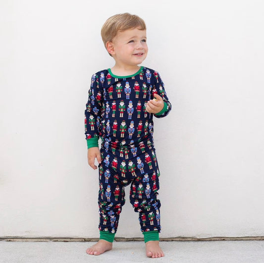 Nutcracker March Navy Kid pjs