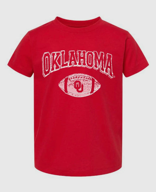 Crimson Ou Wonka Football Tee