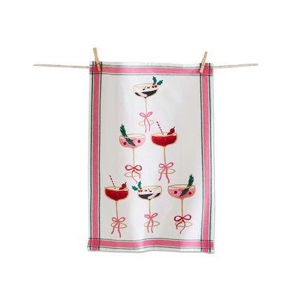 Cocktail Tower Dishtowel