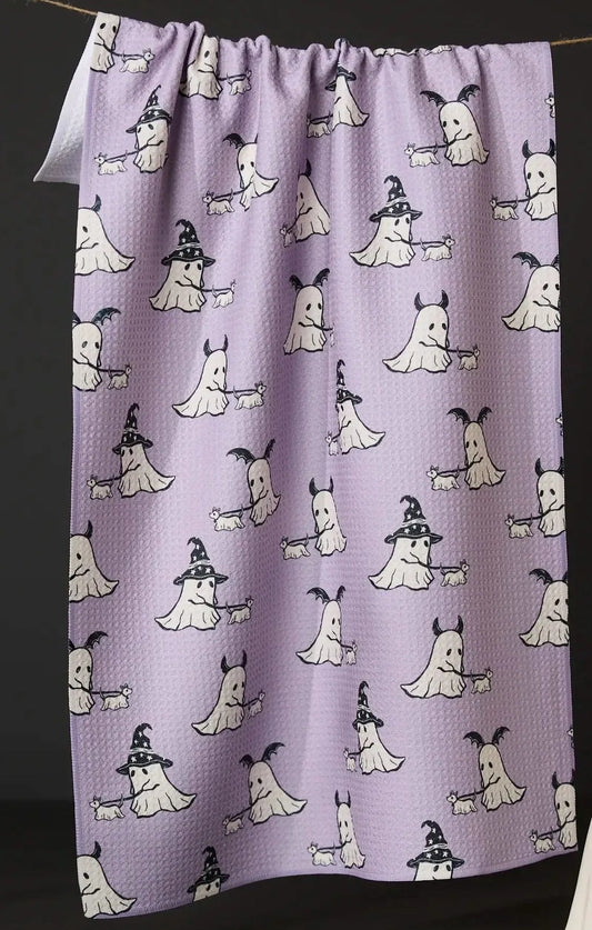 Spooky Ghost Walk Tea Towel