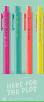 Here For The Plot 4pk Pens