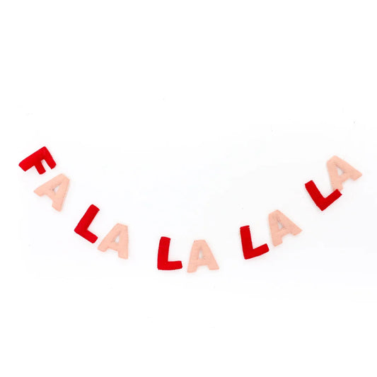 Fa La La La Felt Garland