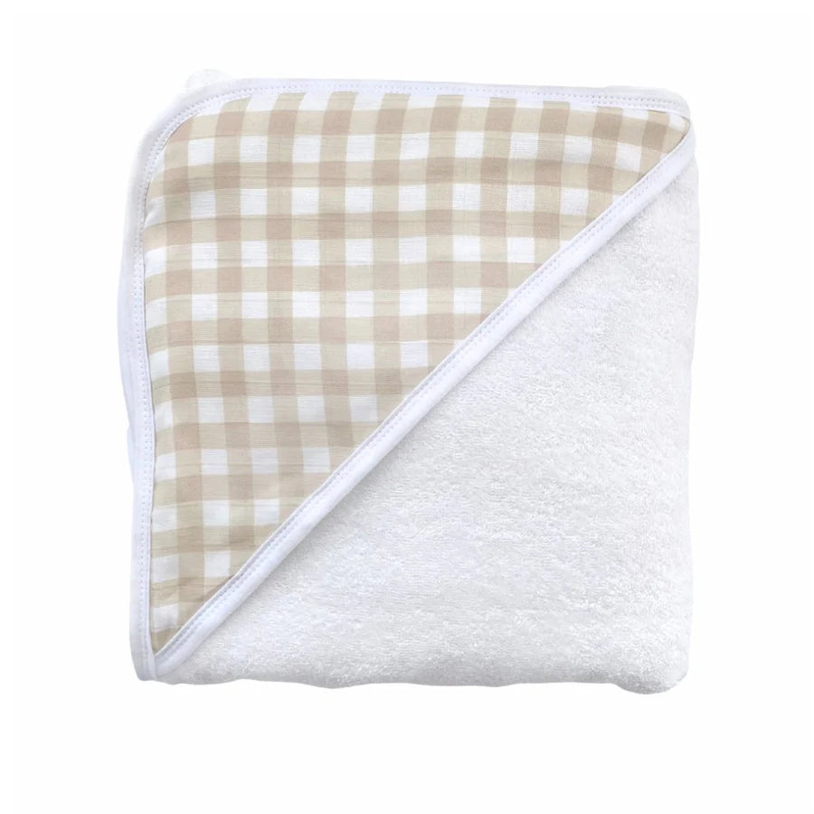 Gingham Hooded Towel