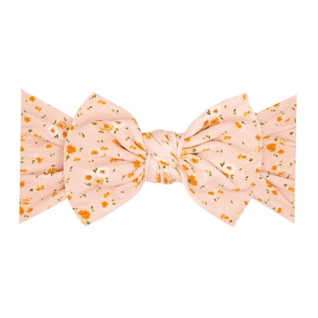 Honey Printed Knot Bow