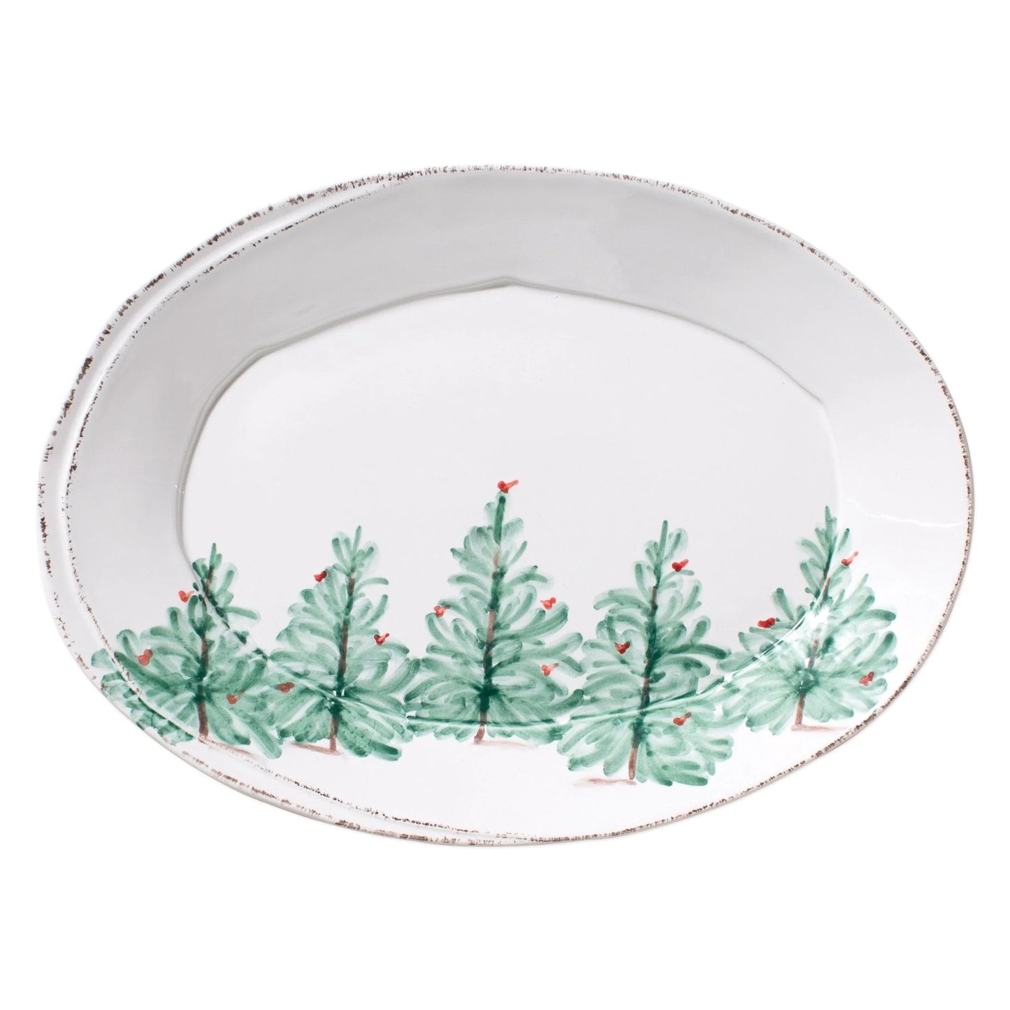 Lastra Holiday Sm Oval Platter