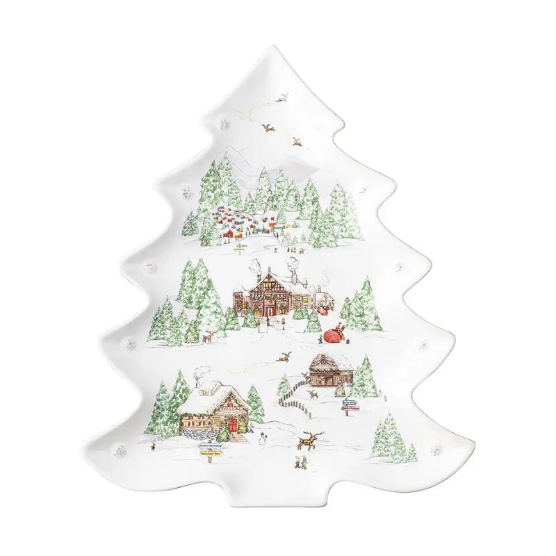 B&T North Pole Tree Platter