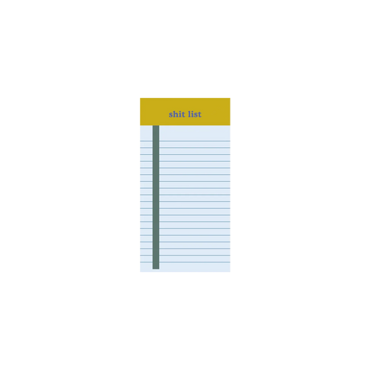 Shit List Extra Small Notepad