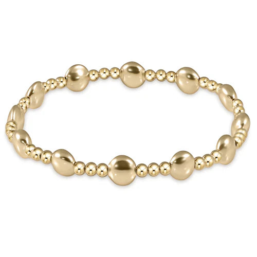 Honesty Joy 6mm Gold Pattern Bracelet