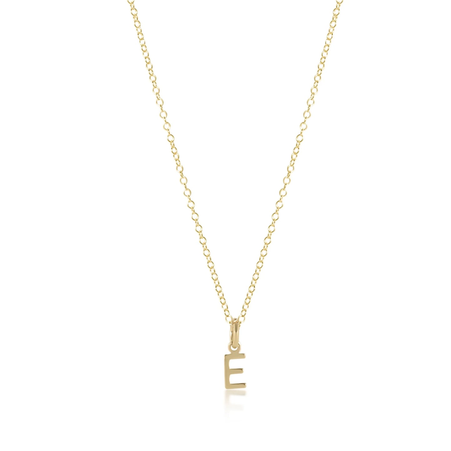 16" Respect Gold Charm Necklace
