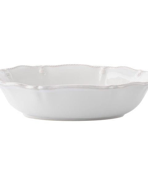White B&T Med Oval Serving Bowl