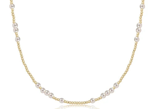 15" Choker Hope Unwritten-Pearl