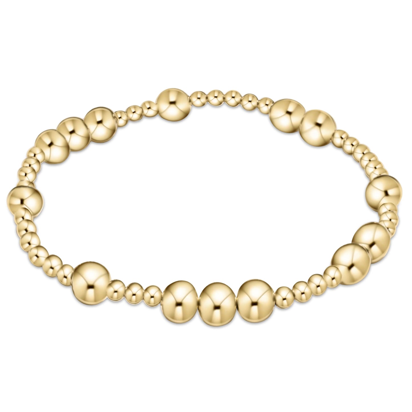 Hope Unwritten 6MM Gold Beaded Bracelet