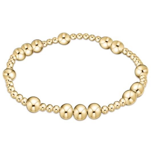 Hope Unwritten 6MM Gold Beaded Bracelet