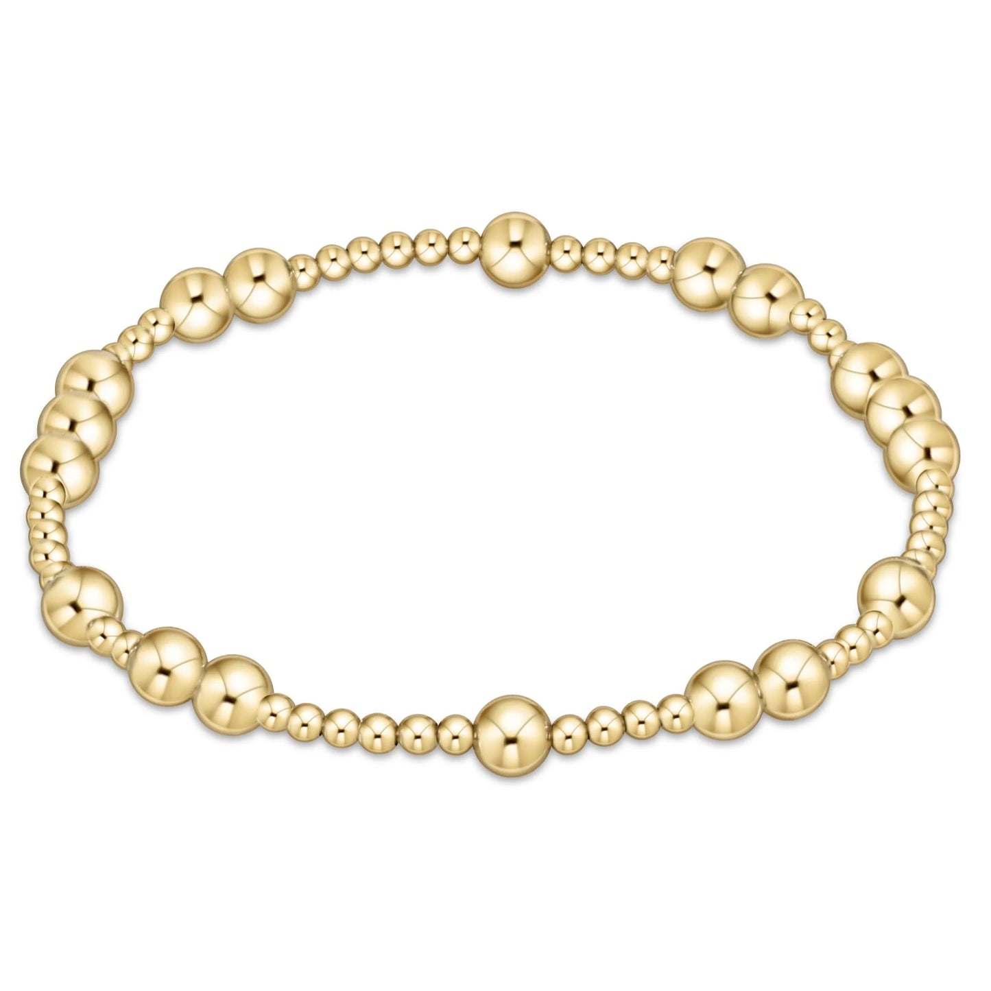 Gold Hope Unwritten 5MM Beaded Bracelet