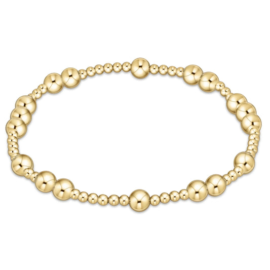 Gold Hope Unwritten 5MM Beaded Bracelet