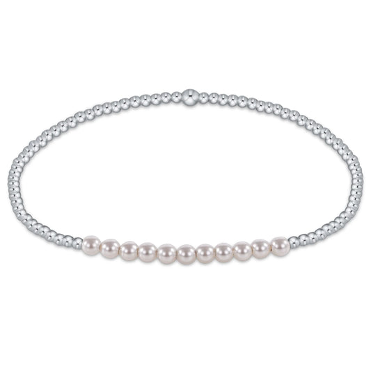 Sterling Bliss 3mm Pearl Bracelet