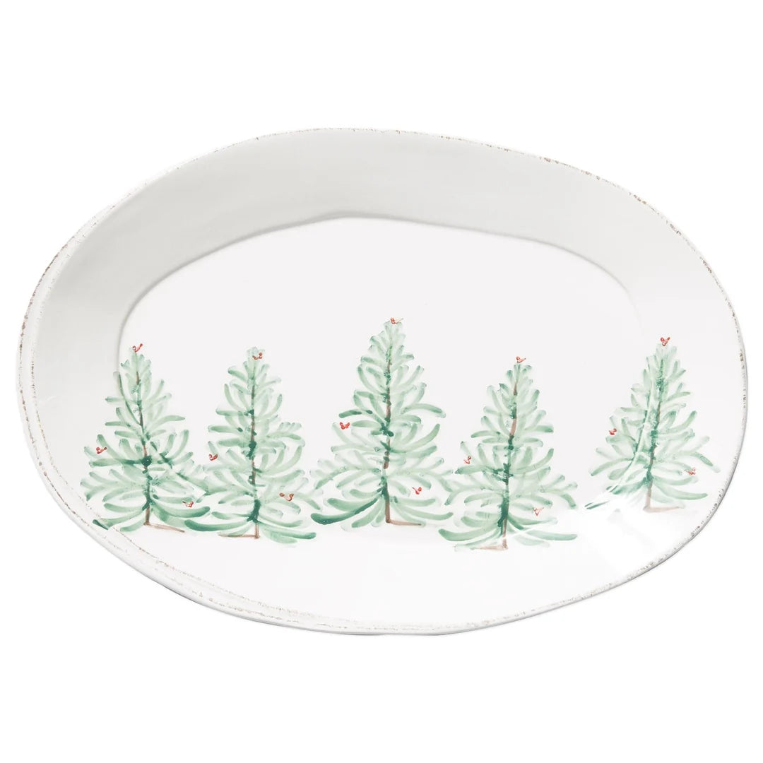 Lastra Holiday Lg Oval Platter