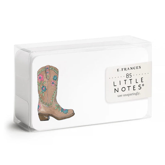 Cowboy Boot Little Notes