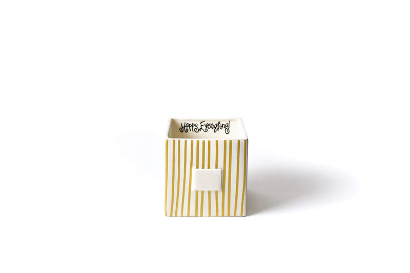 Gold Stripe Mini Nesting Cube M