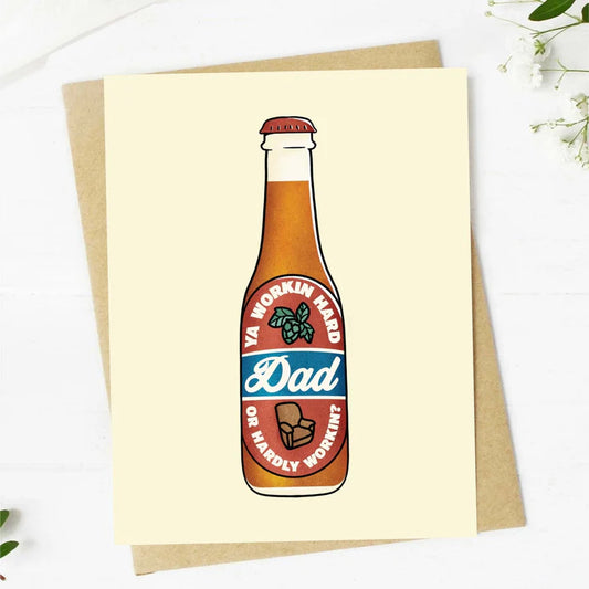 Dad Beer Card