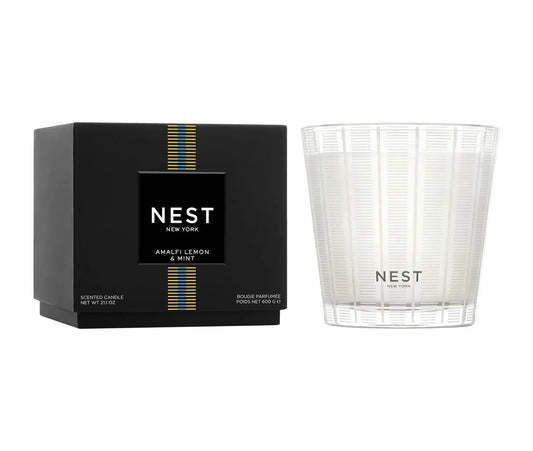 Amalfi Lemon & Mint 3 Wick Candle