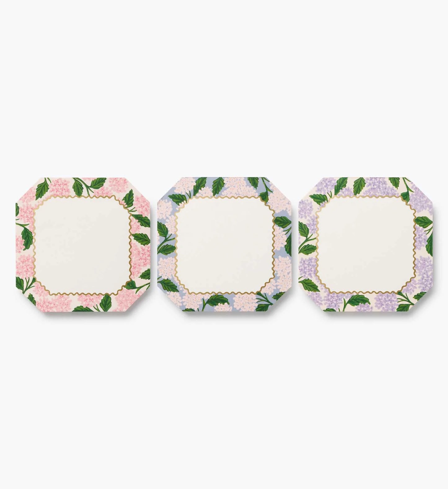 Hydrangea Notepad Trio