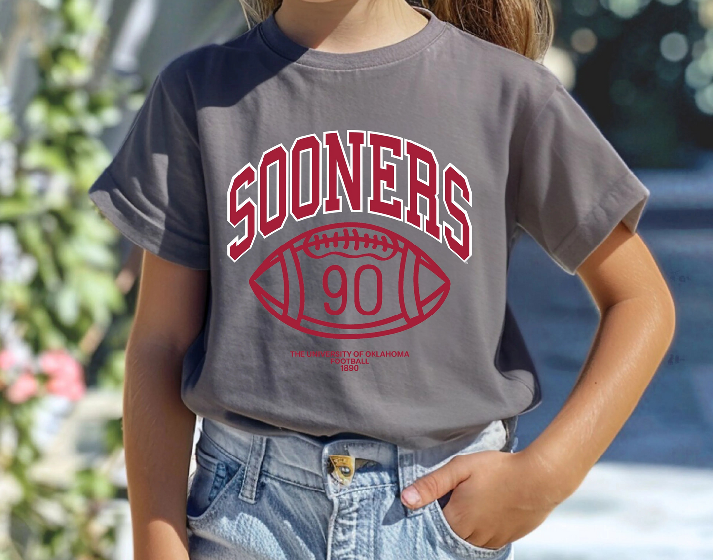 Sooner Campus Classic Gray Tee