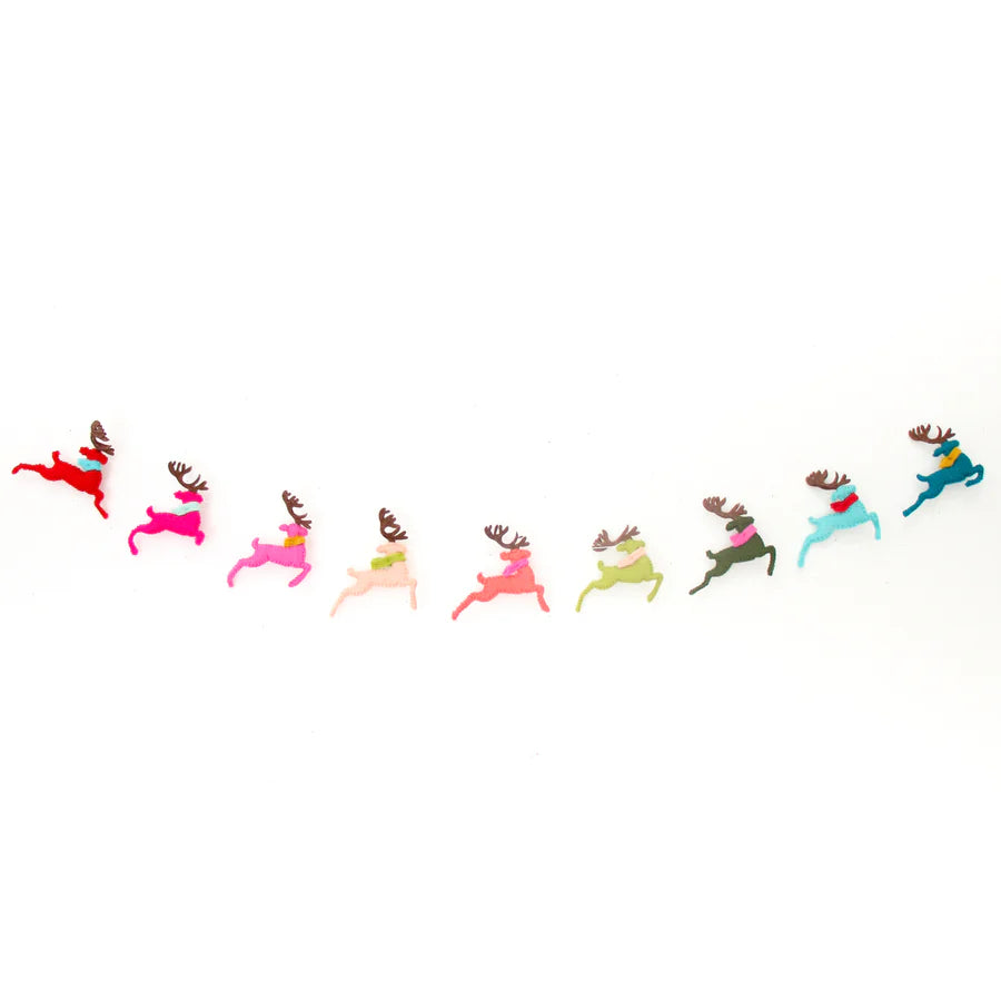 Rainbow Leaping Deer Garland