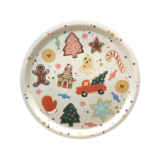 Christmas Cookies Round Tray