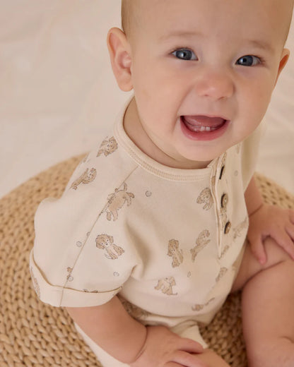 Puppies Short Sleeve One Piece