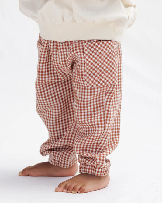 Gingham Luca Pant