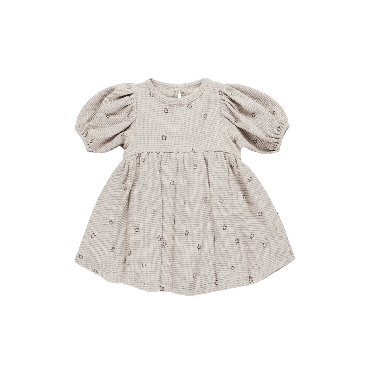 Waffle Babydoll Dress Stars