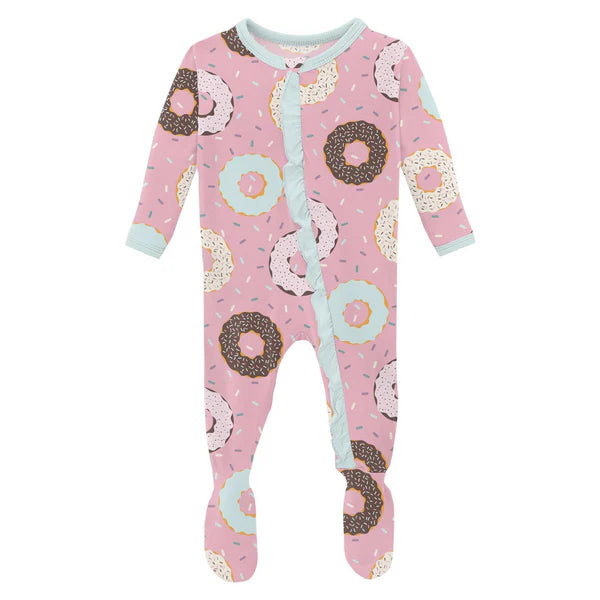 Print Convertible Sleeper with Zipper Cake Pop Donuts and Sprinkles