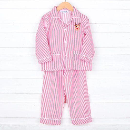 Rudolph Red Red Stripe Pj