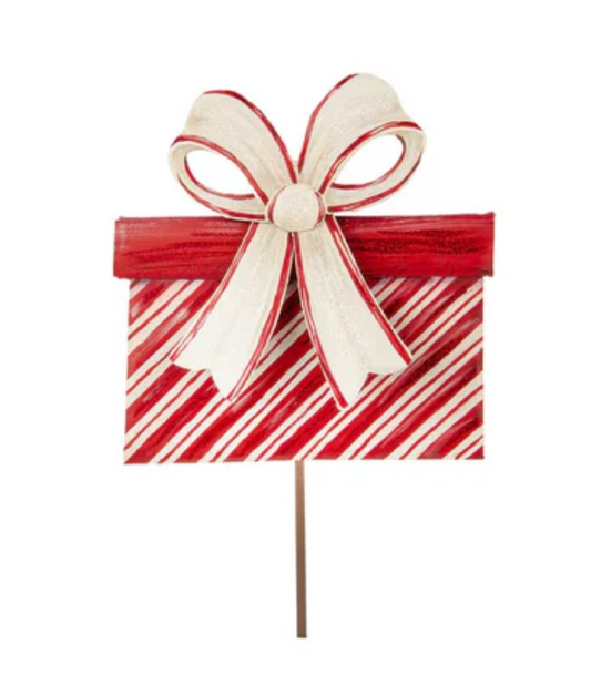 Red & White Gift Stake