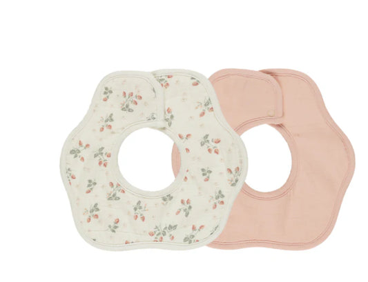 Strawberries/Melon Flower Bib