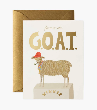 G.O.A.T. Card