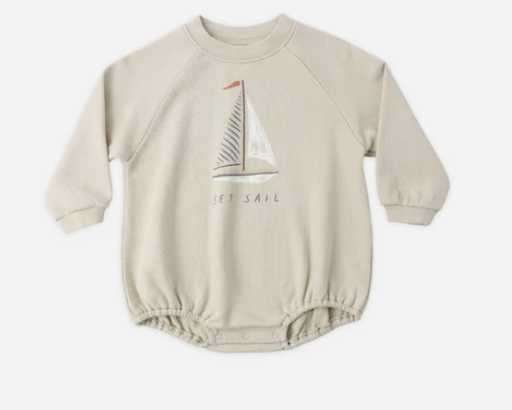 Set Sail Crewneck Romper
