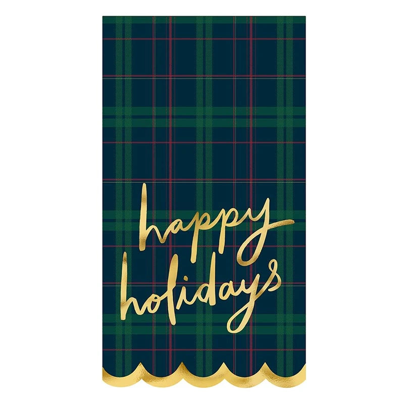 Happy Holidays Guest Napkin