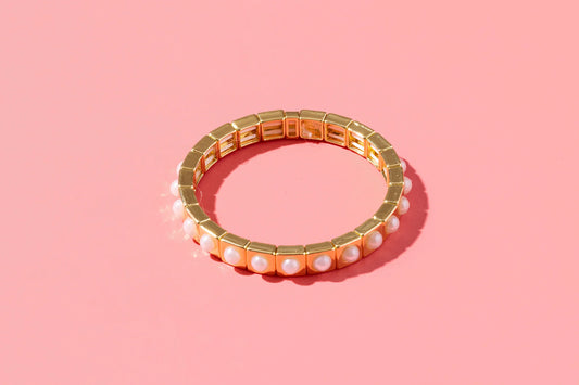 Maeve Gold/Pearl Bracelet