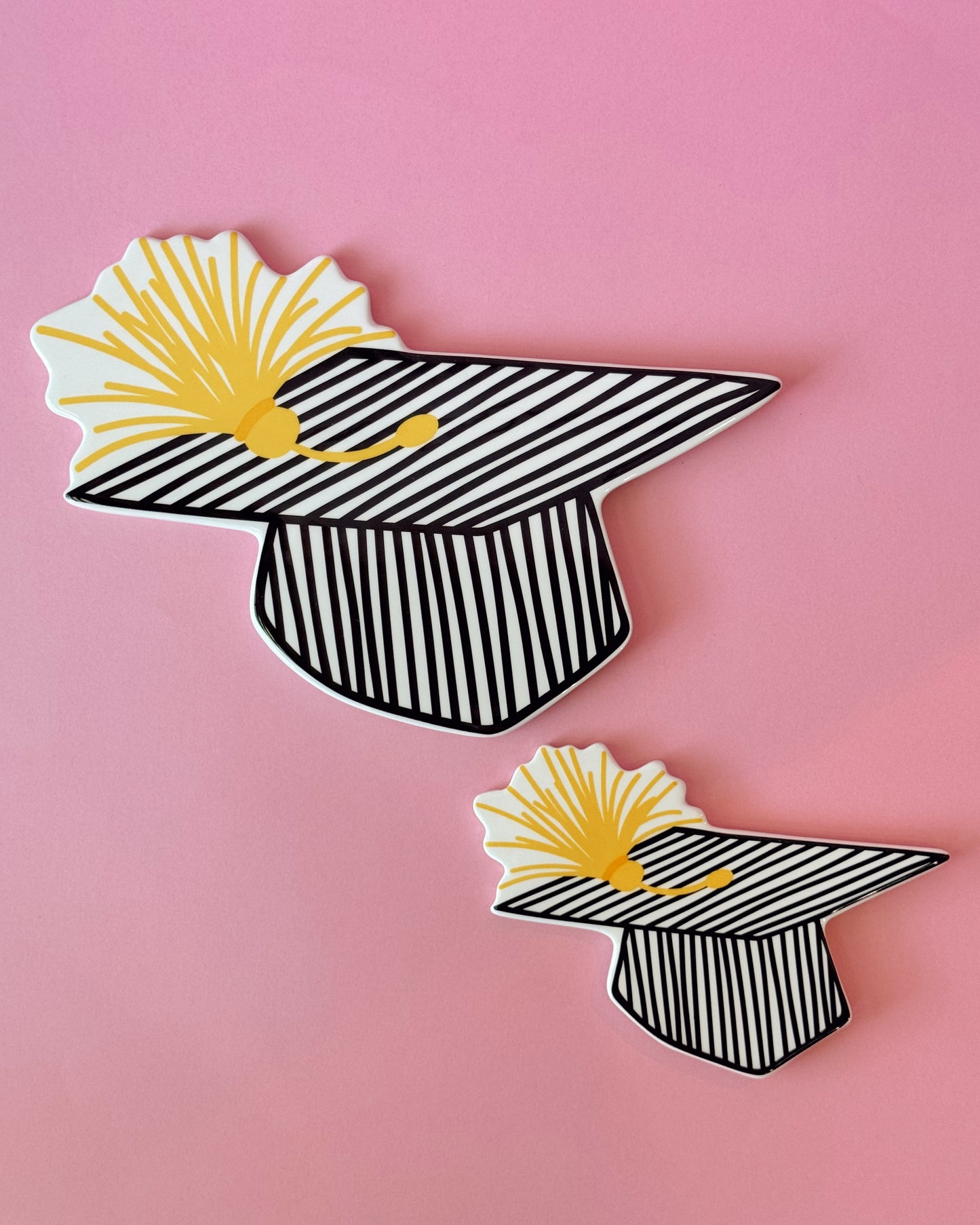 Striped Grad Cap Big Attachment