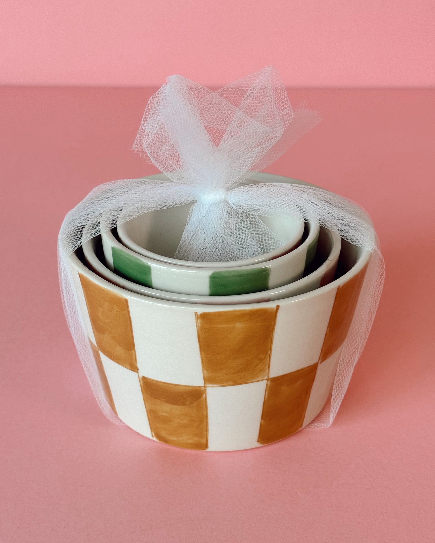 Checkered Nesting Bowls