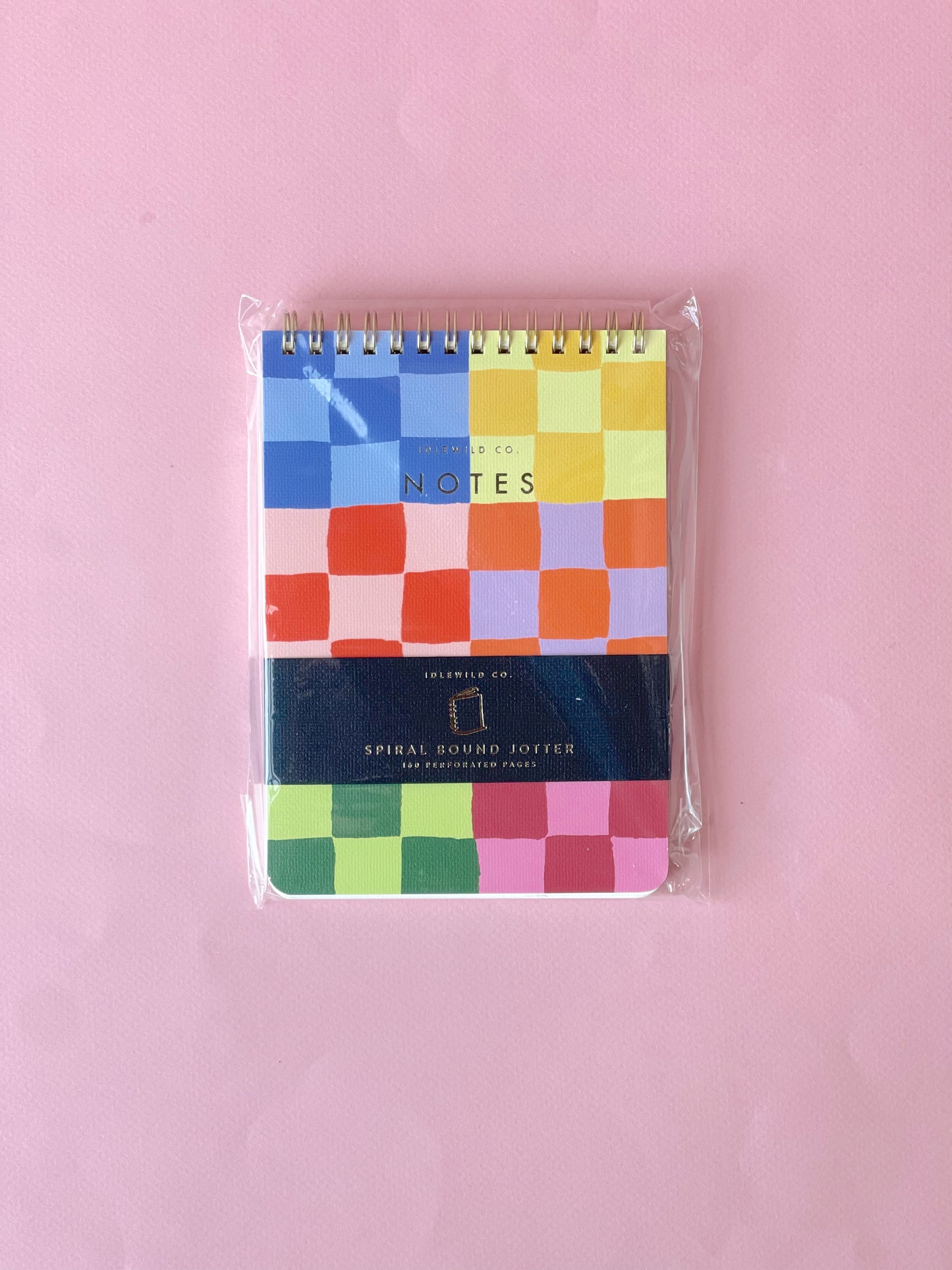 Rainbow Checks Jotter