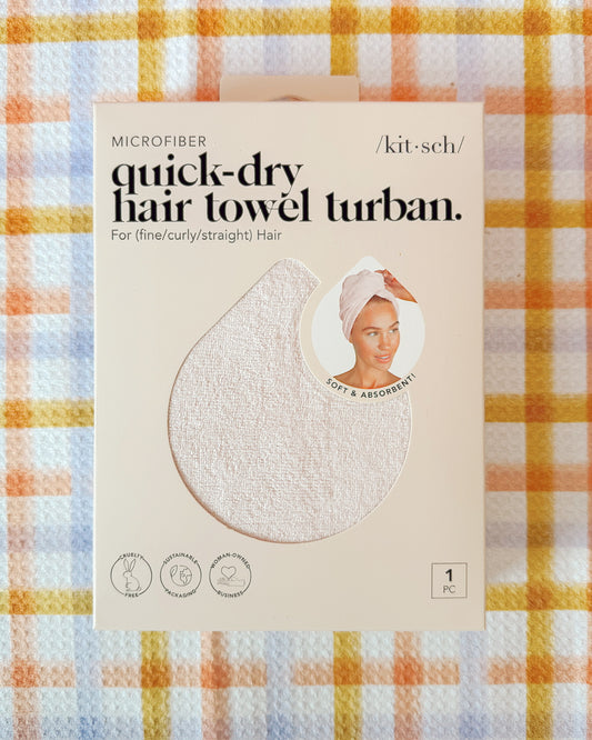 Quick Dry Hair Towel Blush